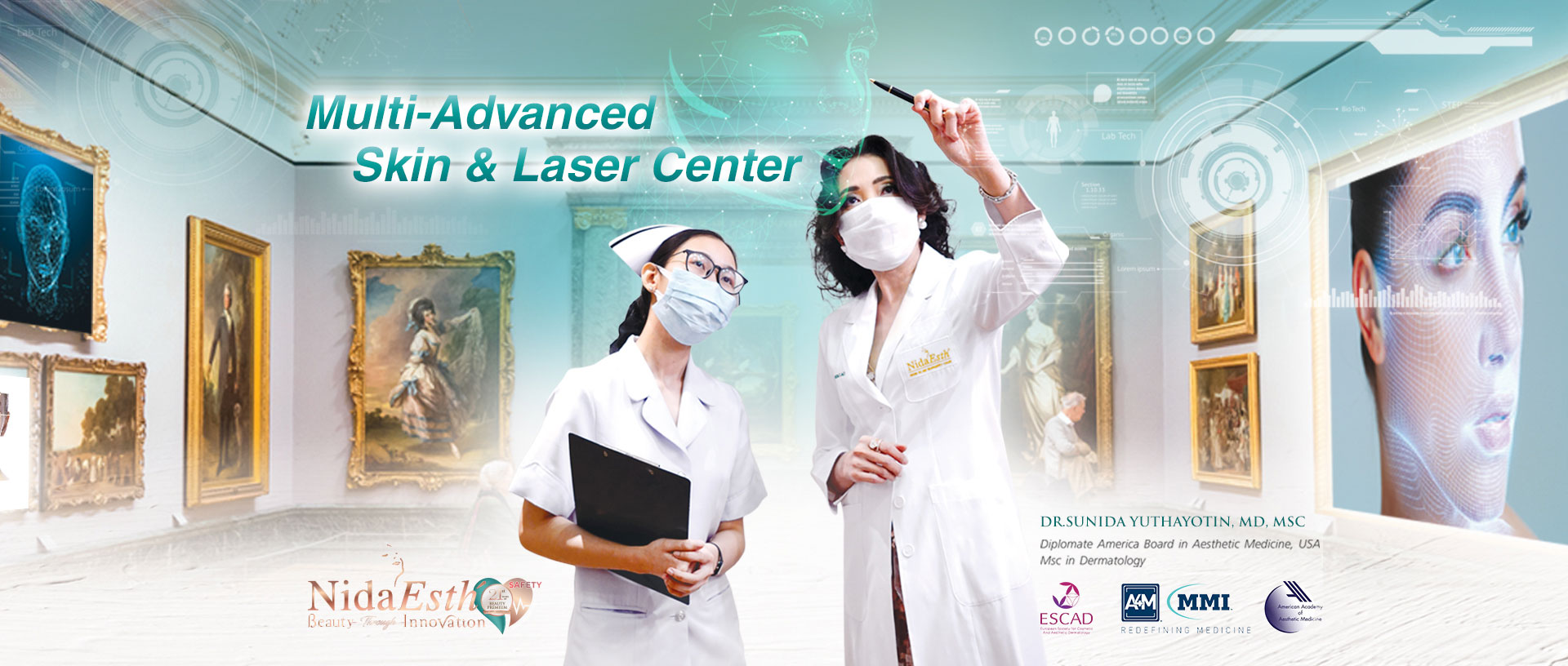 Nida Esth' ศูนยบริการทางการแพทย์ด้านความงาม แบบครบวงจร